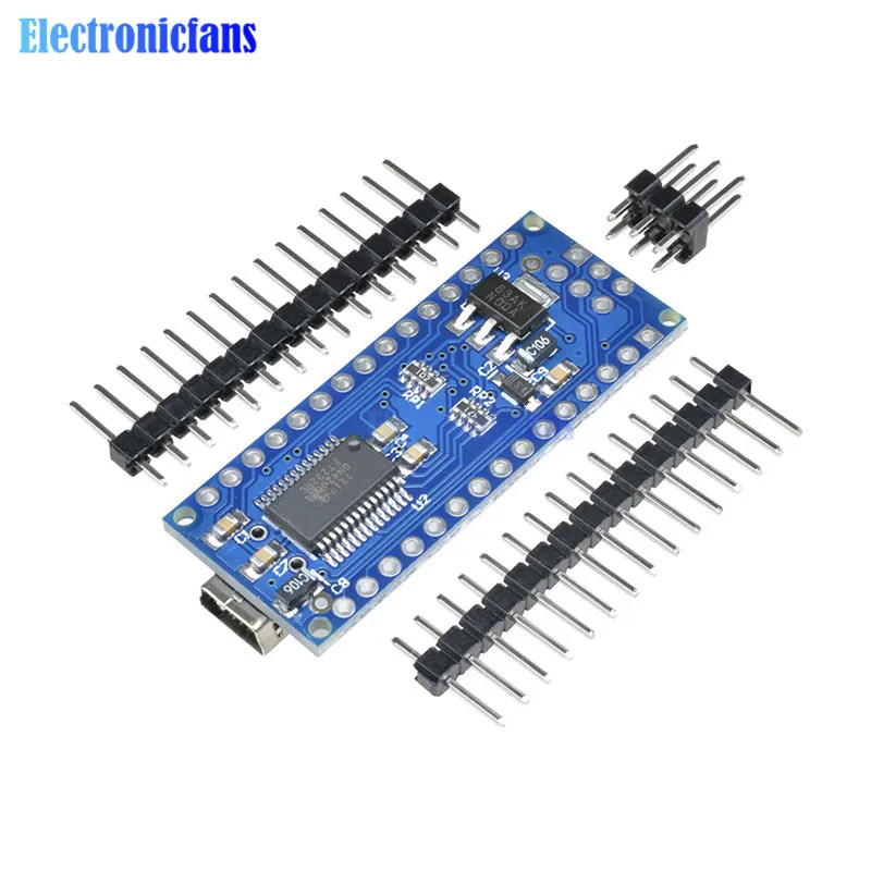 Мини USB Nano V3.0 3 0 FT232 чип ATmega328 Atmega328p микроконтроллер 16M 16 МГц плата модуль для Arduino UNO