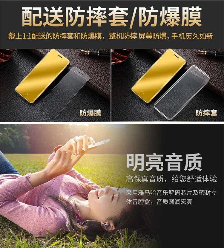 Ультратонкая мини-карта Ulcool V66+ V66 PLUS Bluetooth Dialer, мобильный телефон с двойным зеркалом и сенсорным ключом, металлический корпус, мини-сотовый телефон