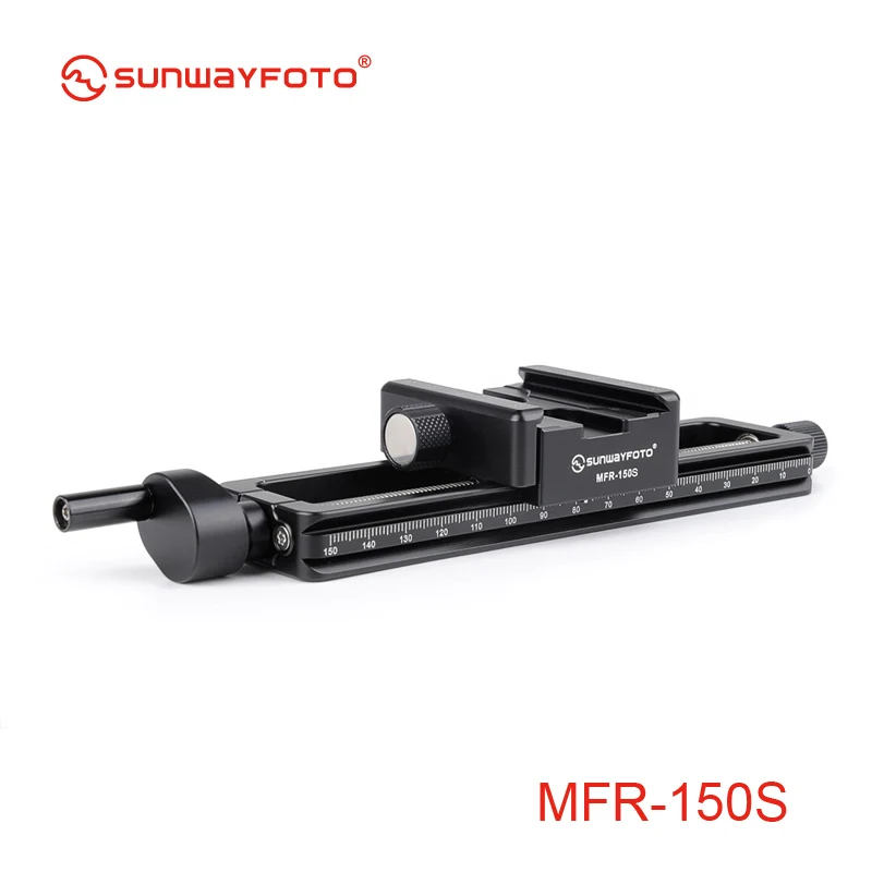SUNWAYFOTO MFR-150s аксессуары для камеры головка штатива Макросъемка фокусировка Макросъемка для фотосъемки