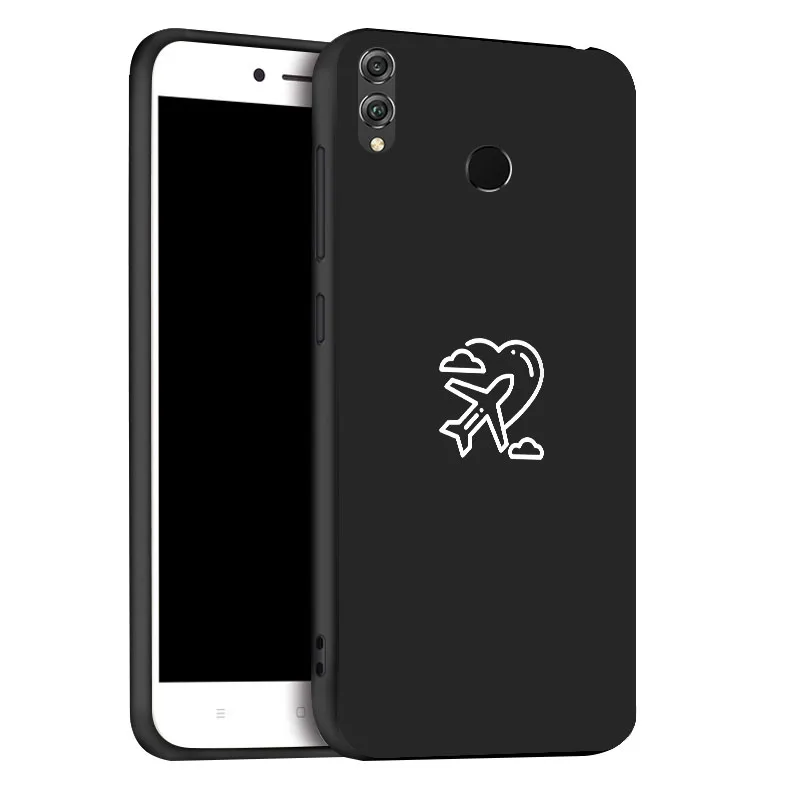 x087 Чехол с 3D рисунком "сделай сам" для huawei Honor 8X 8A 10 Lite, чехол s, черный мягкий чехол на заднюю панель телефона для huawei Honor 7C 7A Pro 9 Lite, бампер - Цвет: x087
