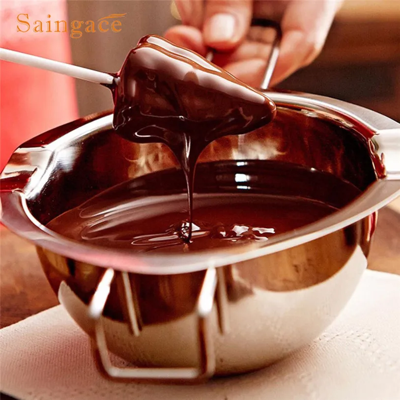 Двойной котел из нержавеющей стали универсальная вставка Fondant Caramel Chocolate Melt Bowl