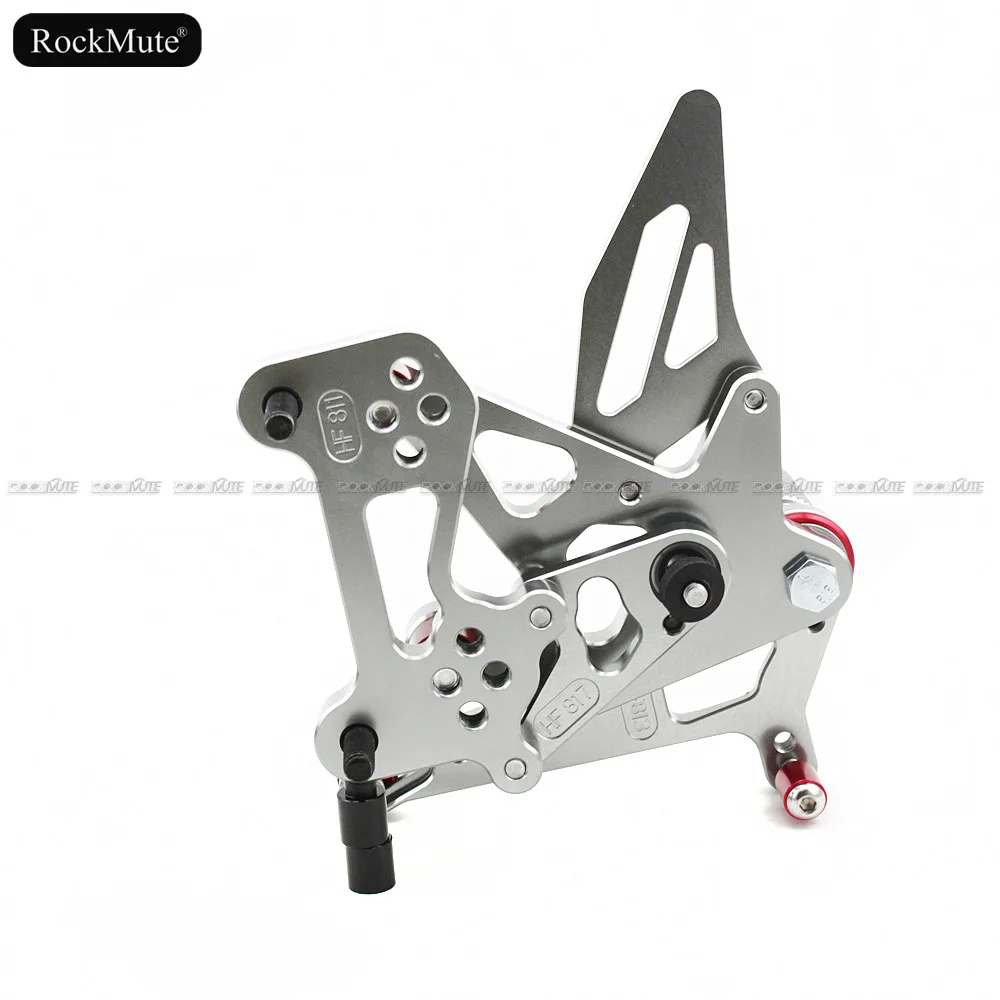 Подножки для мотоцикла Для MV AGUSTA F3 Brutale 675/800 2012- регулируемая подножка рычаг переключения передач тормозной педальные подложки для ног сзади комплект