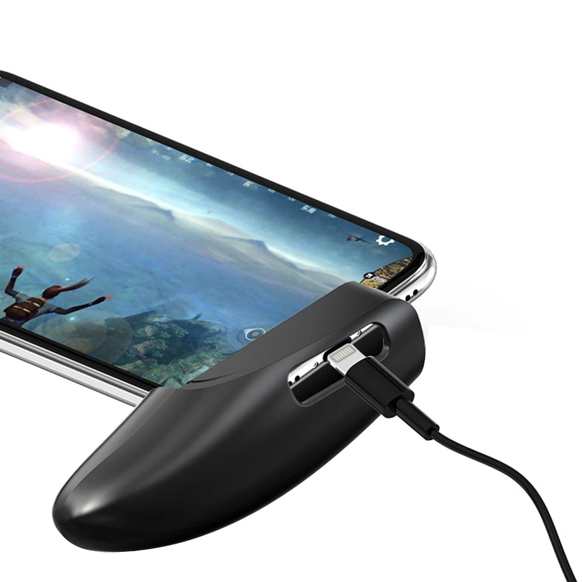 Mobile Phone Gamepad Shooting Controller PUBG Fire Button Handle for Knives Out IOS Android Smartphone Game Trigger | Электроника