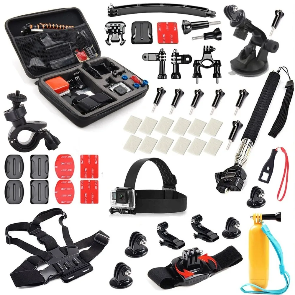 Для GoPro Аксессуары головы нагрудный ремень монопод полюс Плавающий ручка на