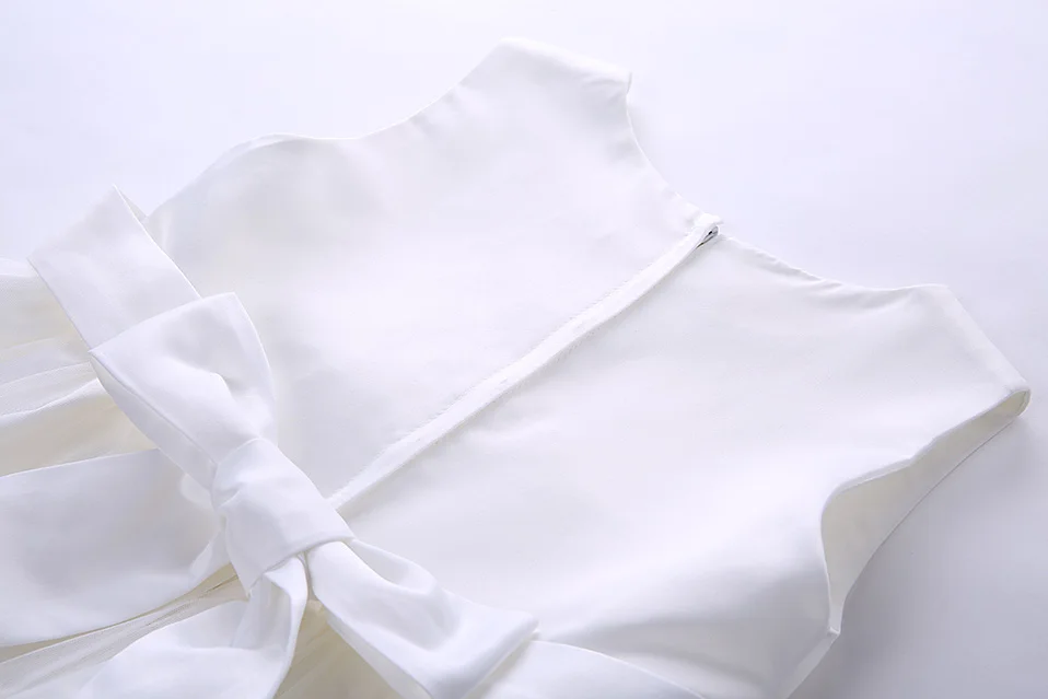 Симпатичные Новые Элегантные белые вечерние платья для девочек летнее платье