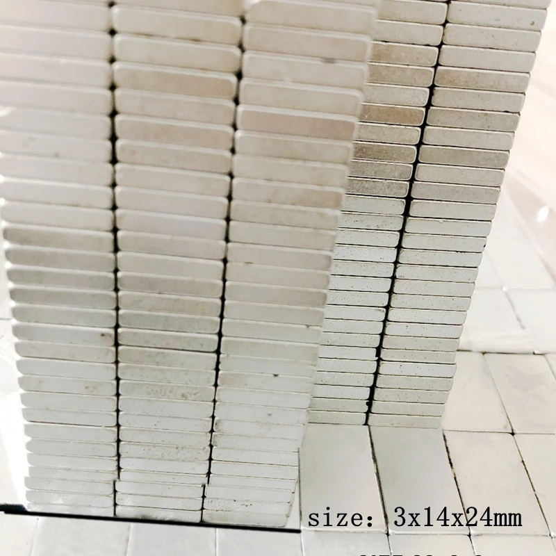 

ENERGETIC Super Strong Neodymium Square Magnets,Powerful Permanent Rare Earth Magnets,N52 Grade 24x14x3mm High Temp Magnets