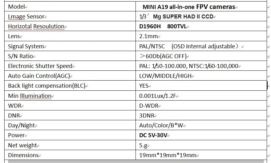 4,3 дюймов 480x22 беспроводной монитор Мини 800TVL FPV CCD камера 2,1 мм объектив NTSC/PAL с OSD и передатчиком 48CH для радиоуправляемого дрона