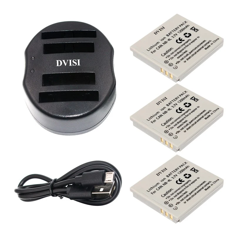 

3 шт., аккумулятор для Фотоаппарата Canon Digital 100 110 30 IS IXY Digital 10 SD300