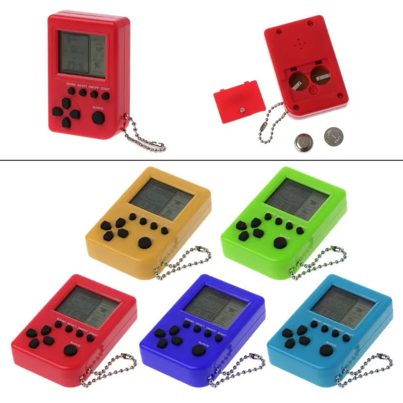 Tetris Мини Портативная детская игровая консоль Капсульная игрушка встроенный 26