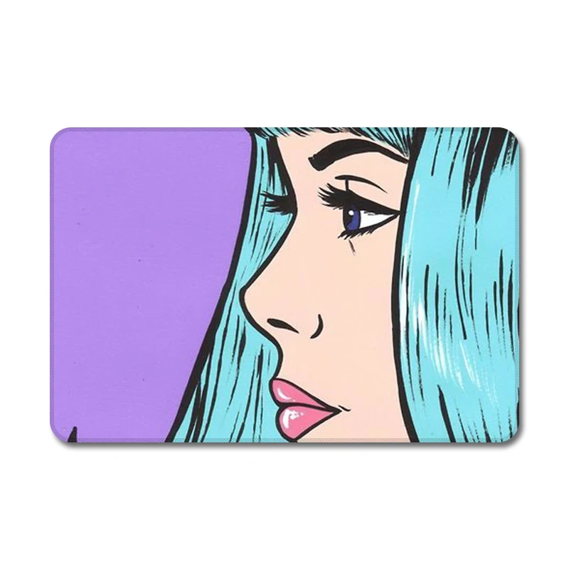 Поп арт Секс Губы вишни Красота Девушка крутой дизайн природа резиновый коврик