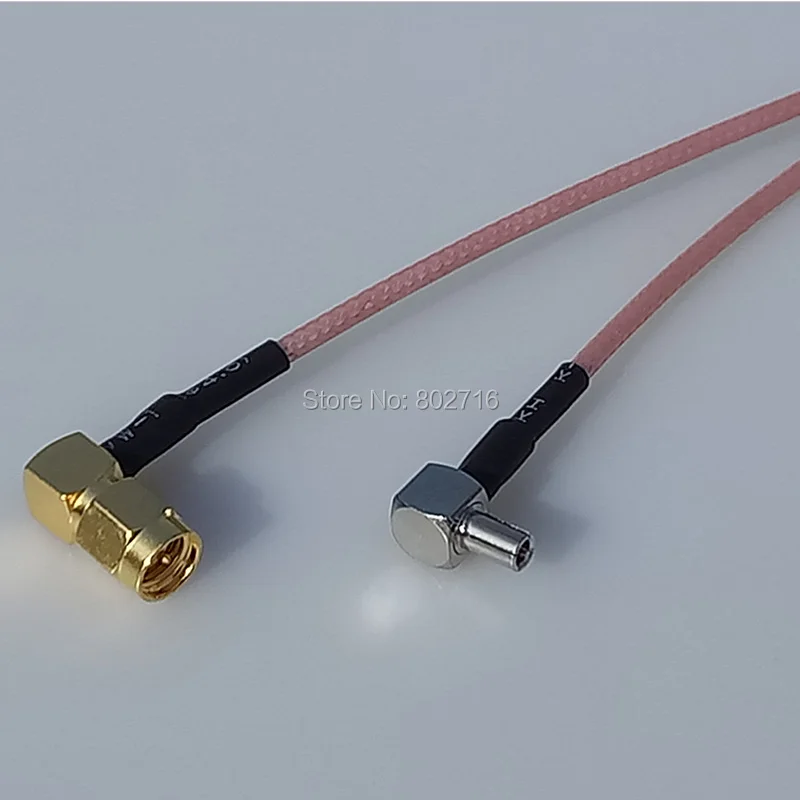 10 шт. прямоугольный коннектор TS9 SMA RF Коаксиальная стандартная сборка от до кабель