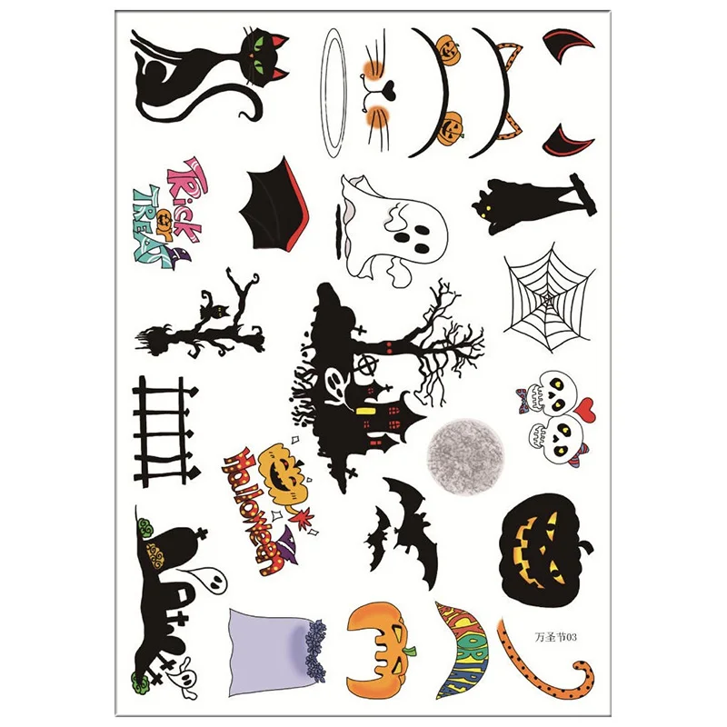 2 pcs/lot Kawaii Halloween Doll Decoration Planner DIY Sticker pasted Notebook Agenda Toy Stickers Scrapbooking Craft Supply - Цвет: 2 PCS
