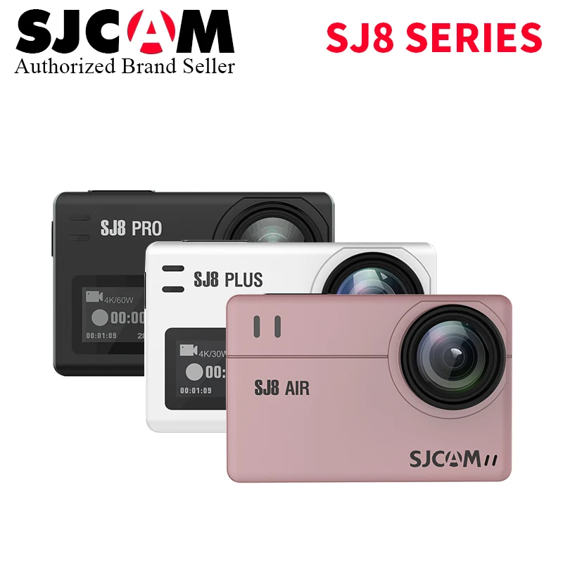 Оригинальная Экшн камера SJCAM SJ8 Pro /Plus/air WiFi 4K HD DVR IPS сенсорная видеокамера с экраном