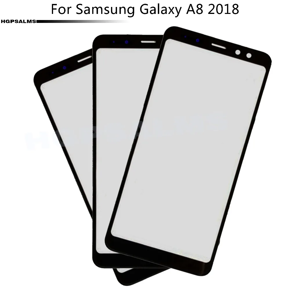 For Samsung Galaxy A8 2018 A830 Front Screen Outer Glass Lens Touch Cover Panel | Мобильные телефоны и аксессуары