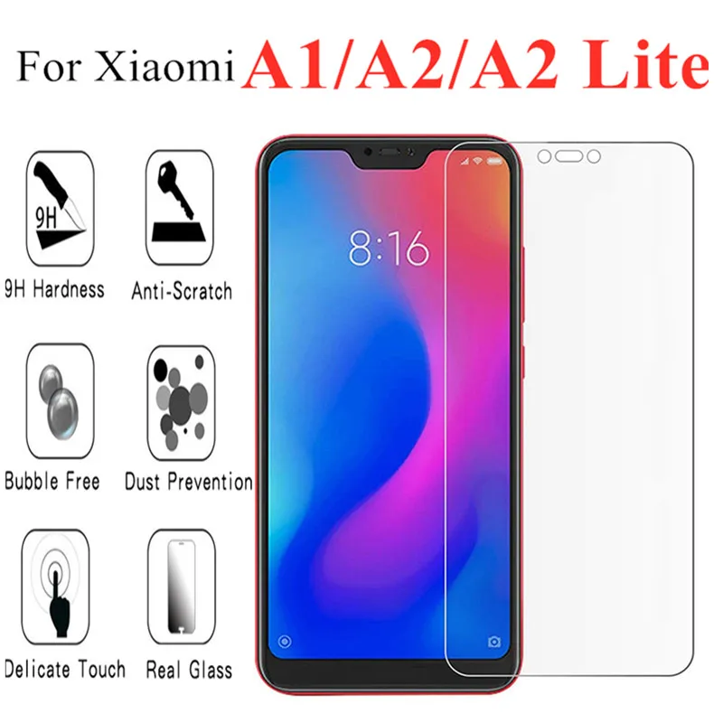 Защитное стекло для xiaomi a2 закаленное экрана redmi lite a1 | Мобильные телефоны и