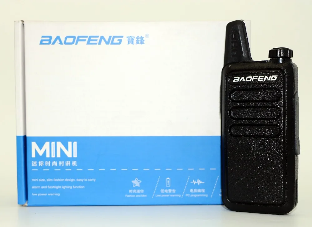 Baofeng BF-R5 мини-рация с гарнитурой 5 Вт Мощность 400-470 МГц Частота портативная