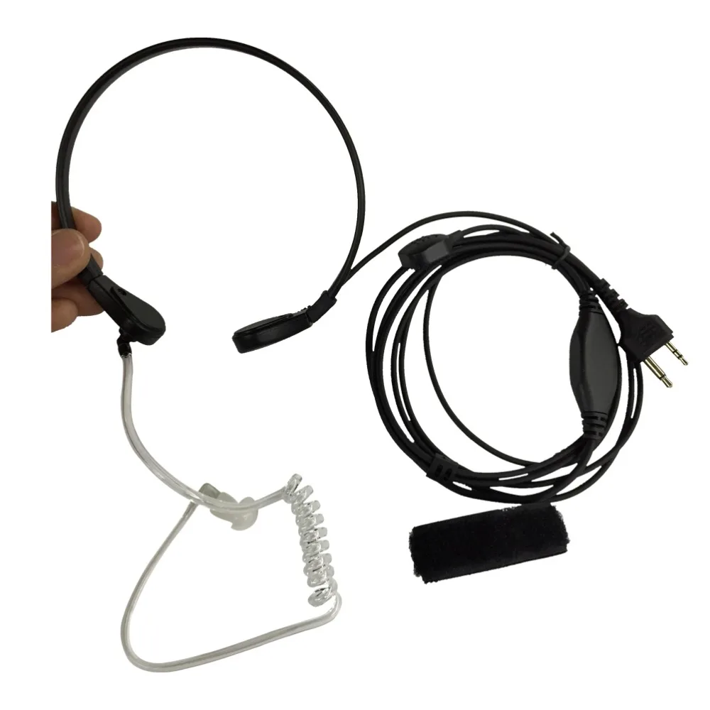 Горловой микрофон Микрофон Скрытая Акустическая трубка наушник гарнитура с