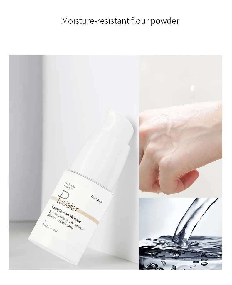 20 мл пудейер осветляет цвет кожи меняющая жидкая основа для макияжа тонус просто