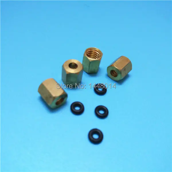 Чернильный демпфер для принтера Медная гайка винтовое соединение M7