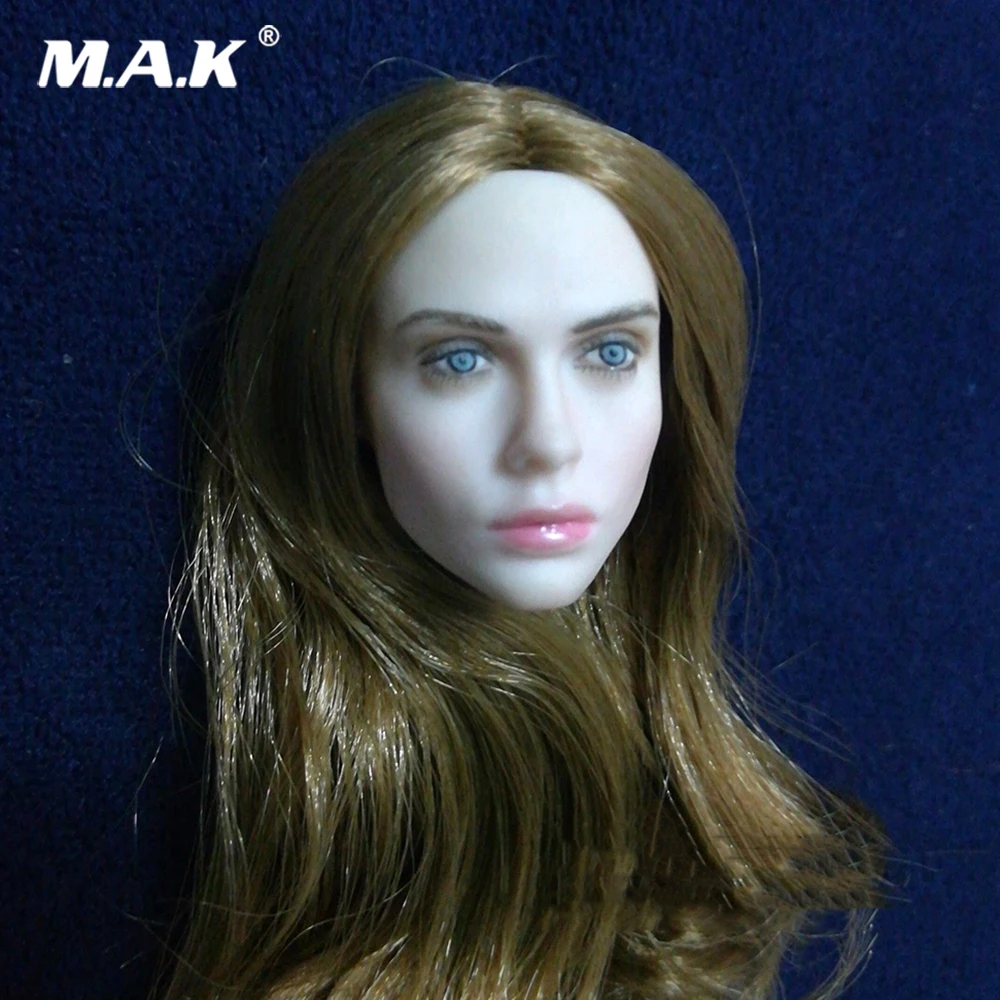 1:6 весы вилла кофе волосы бледная голова модель для 1" женская фигура тело для коллекции Экшн фигурки аксессуары для 1/6 тела