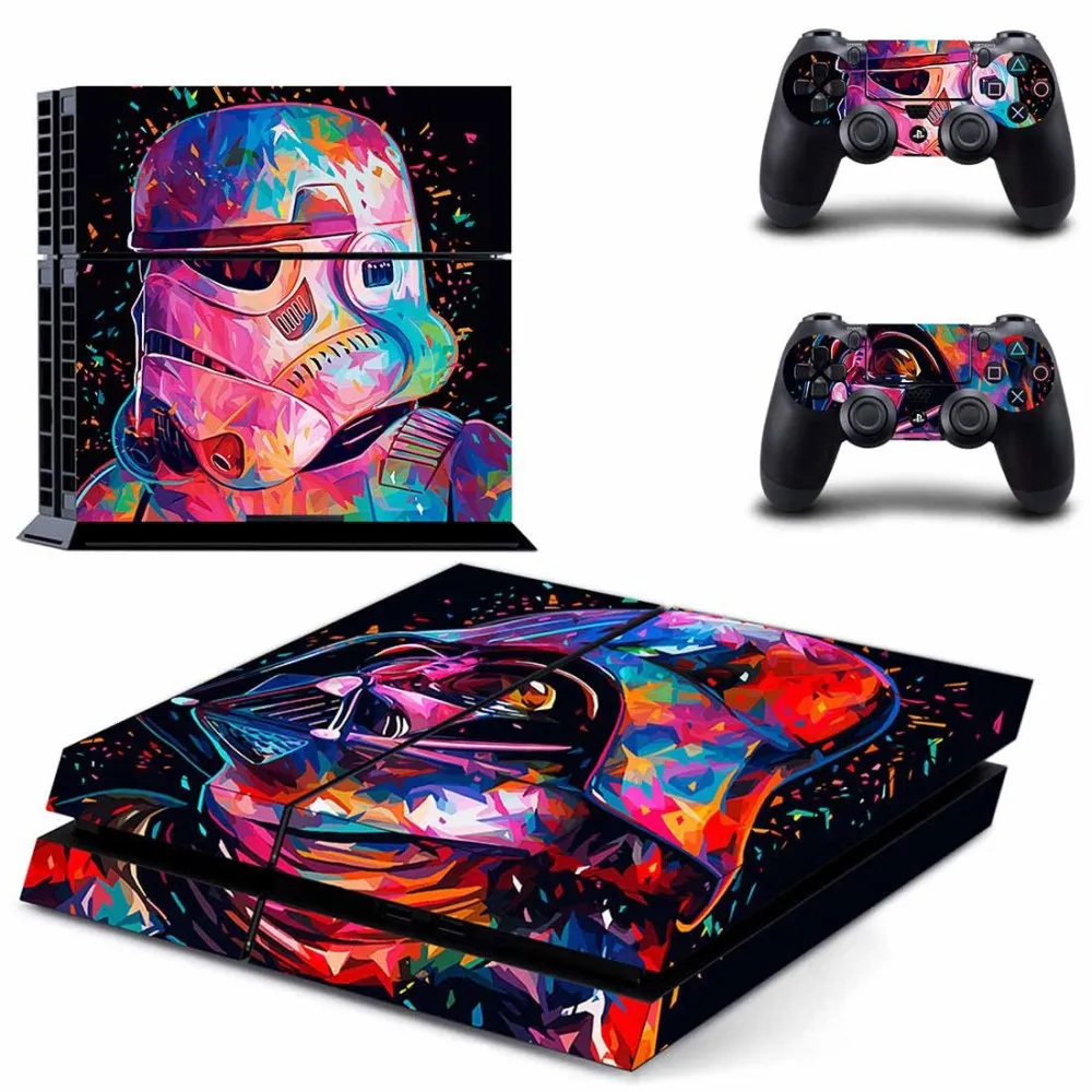 Звездные войны винил PS4 кожи Стикеры для Sony PlayStation 4 консоли и контроллера - Цвет: DPTM2169
