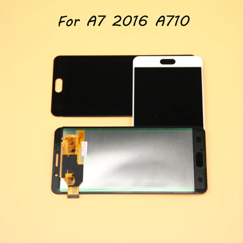 ЖК экран для Samsung Galaxy A7 2016 дисплей A710 A7100 A710F A710M сменный телефона бесплатные