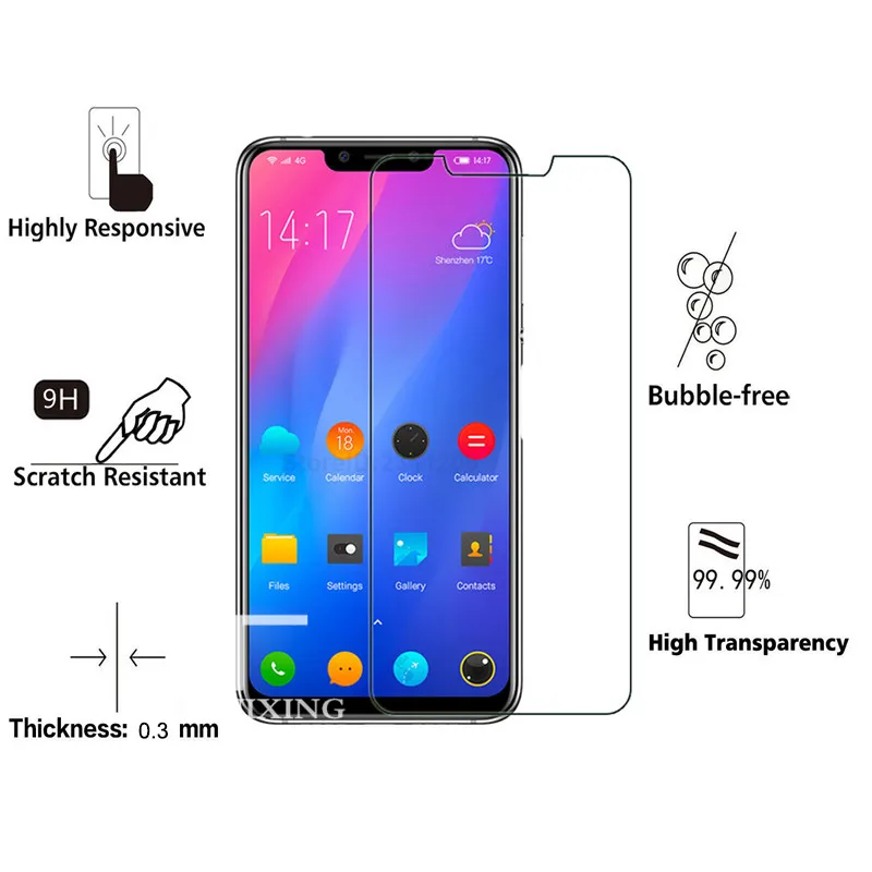 Закаленное стекло 9H для Elephone A5 / Lite защита экрана защитная стеклянная пленка A5/A5Lite
