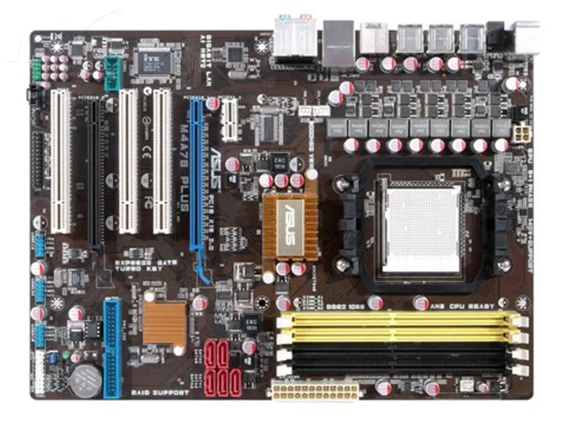 Оригинальная настольная Материнская плата ASUS M4A78 PLUS AM2/AM2 +/AM3 DDR2/770|motherboard socket am2|socket