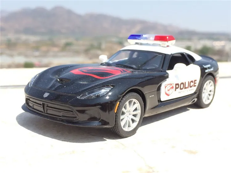 1:36 Масштаб высокой имитации сплава тянуть назад модель автомобиля Dodge Viper