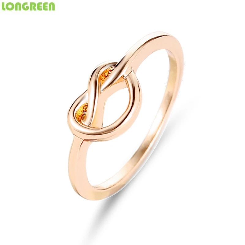 2018 New Fashion Gold Silver Rose Color Heart Shaped Wedding Ring for Woman Jewelry Party Gifts | Украшения и аксессуары