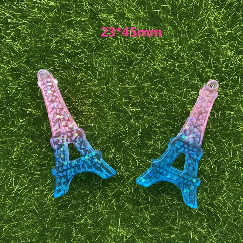 Бесплатная Доставка! Эйфелева башня из смолы с плоским основанием 20 шт./Лот