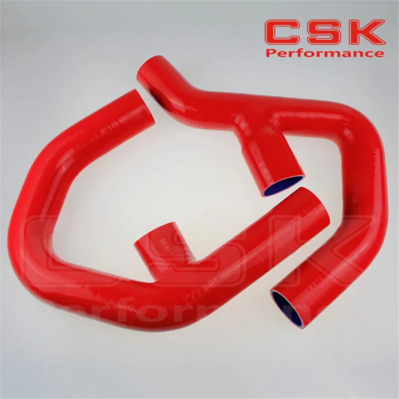 Турбо силиконовый интеркулер шланг для VW GOLF MK5 MKV GTI 2 0 FSi T 06 09 красный|intercooler hose|silicone