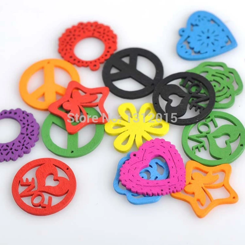100 шт. 25 мм цветочный/сердечный рисунок|flower pattern|flower flowerflowers 100pcs |