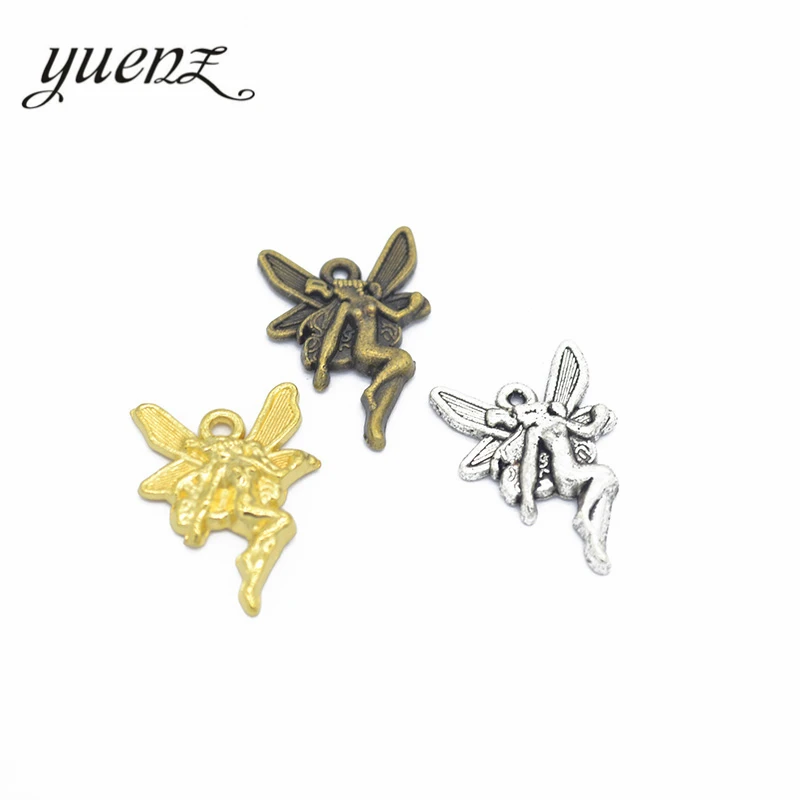 YuenZ 20 шт. сплав Ангел Подвески Металл кулон подвески для ожерелья браслета DIY