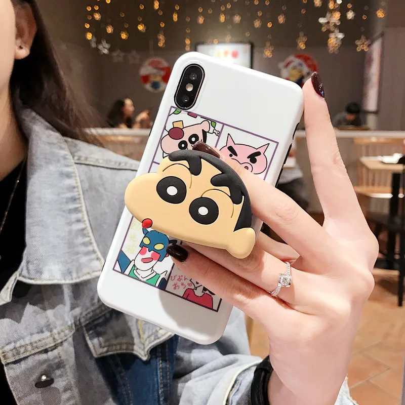 ORYKSZ мультфильм карандаш Shin-chan силиконовый мягкий чехол для телефона iPhone XS MAX XR X