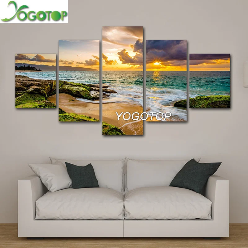 YOGOTOP DIY Алмазная вышивка крестиком на рисунке Наборы полный 5D площадь дрель