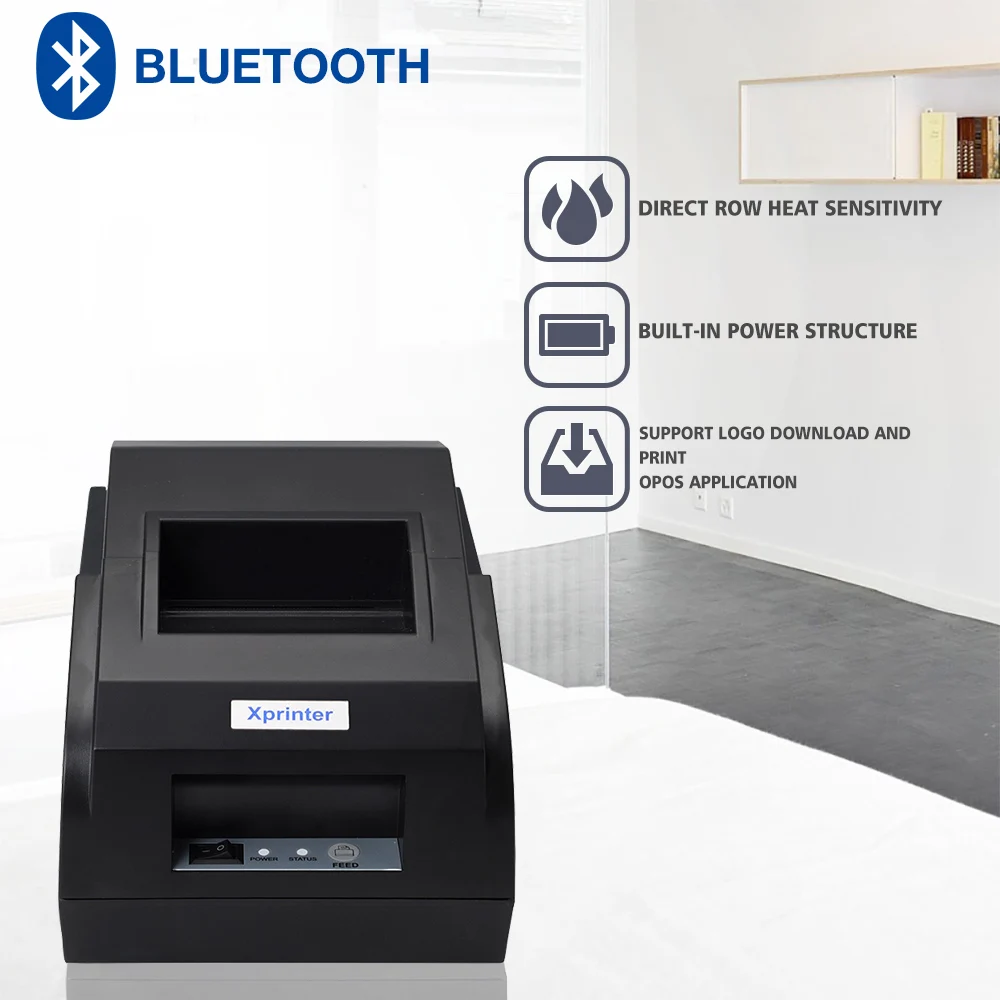 Bluetooth POS Printer 58mm Thermal Receipt Same Support for 6 android and 7 iOS thermal printer | Компьютеры и офис