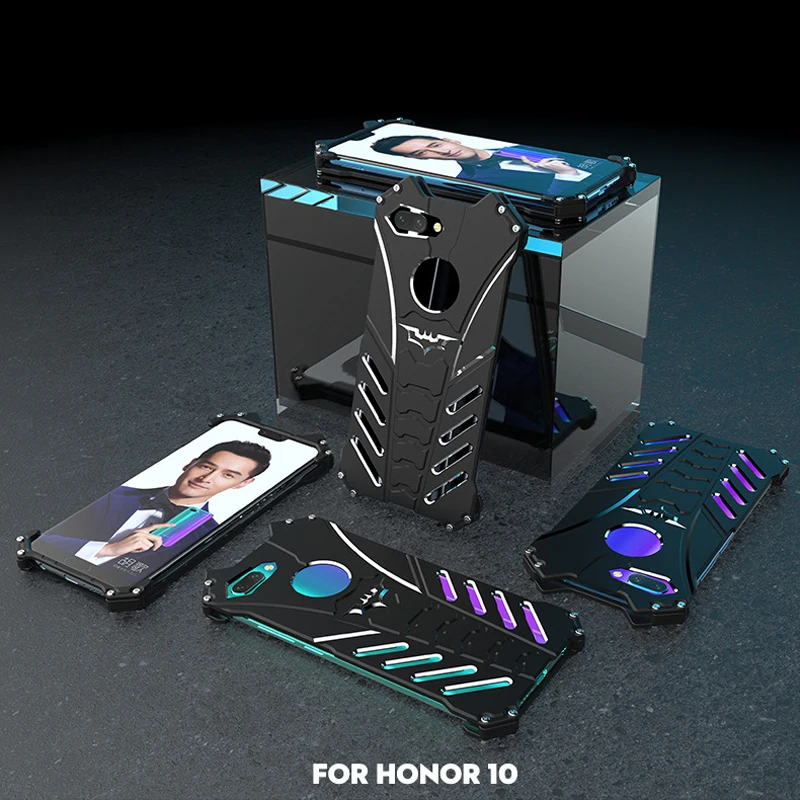 Чехол для Huawei Honor 8X оригинал R-JUST Бэтмен броня алюминий металл honor 10 9 Lite 8 play