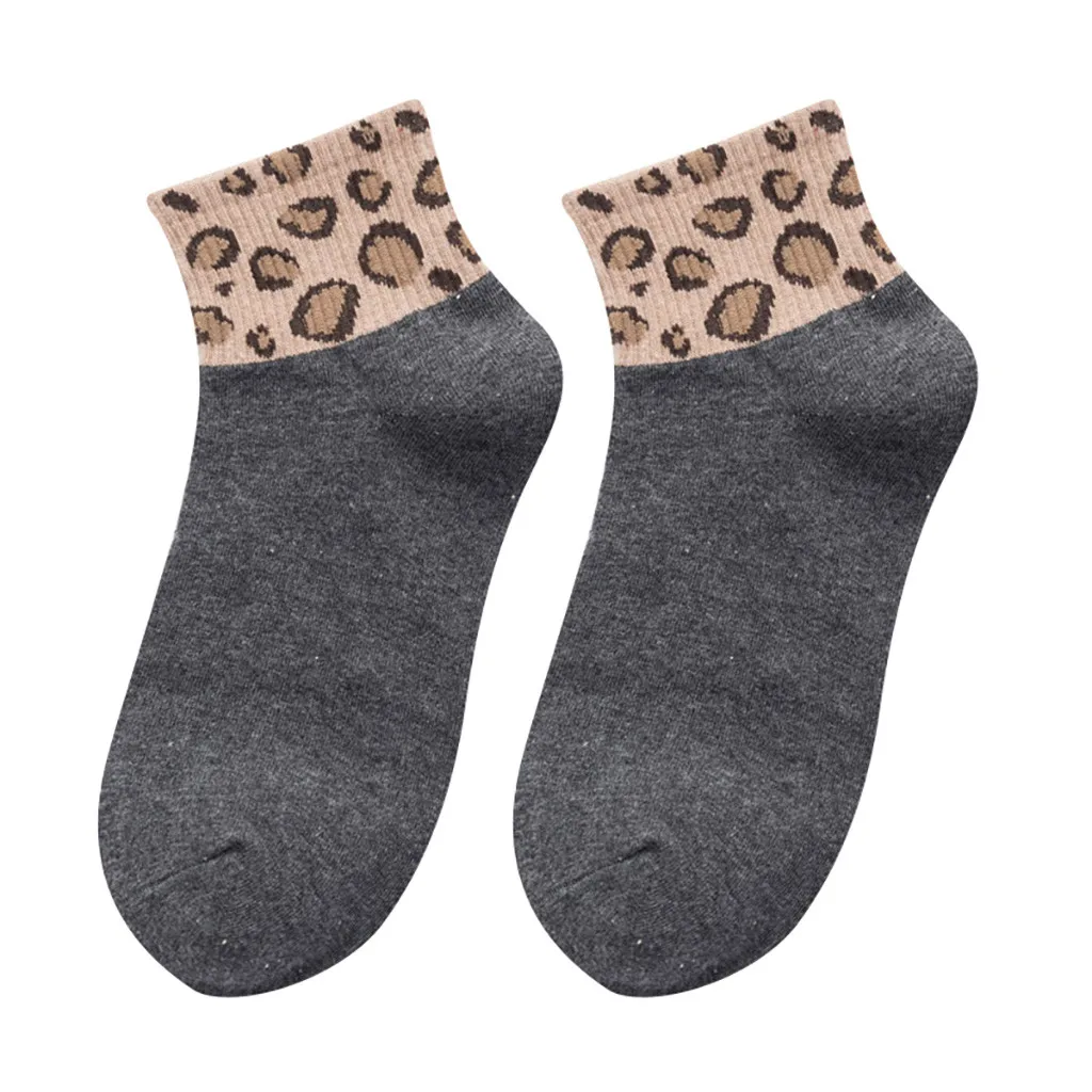 Новые весенние женские носки леопардовые носки с принтом модные браслеты Sox Bobby Носки Короткие хлопковые носки женские разноцветные свежие