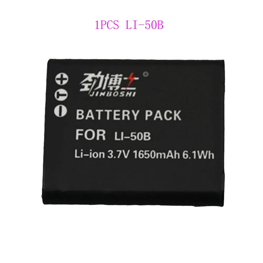 1 шт. LI 50B 1650mAh цифровой литий ионный аккумулятор для Olympus Pentax D LI92 SZ14 SZ16 SZ30 u1010 TG 610 810 820 830|Цифровые аккумуляторы|