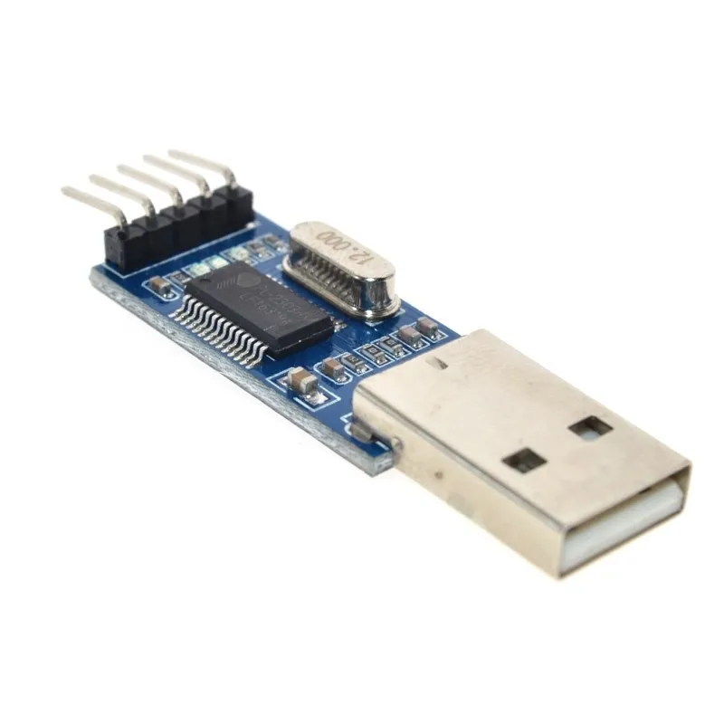 Кабель загрузки модуля PL2303HX на микроконтроллере STC USB в блок программирования TTL