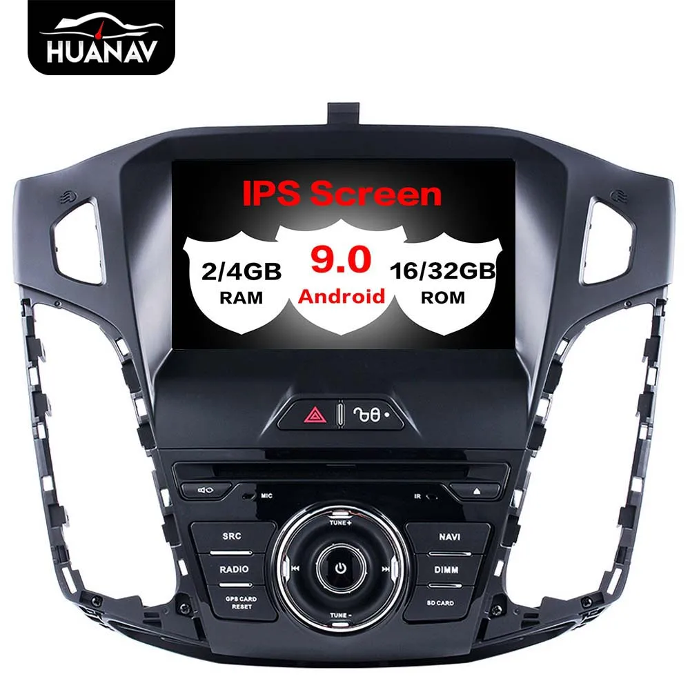 Android 9 0 gps навигации автомобиля DVD плеер для Ford Focus 2011 2012 2014 автомобилей радио Авто