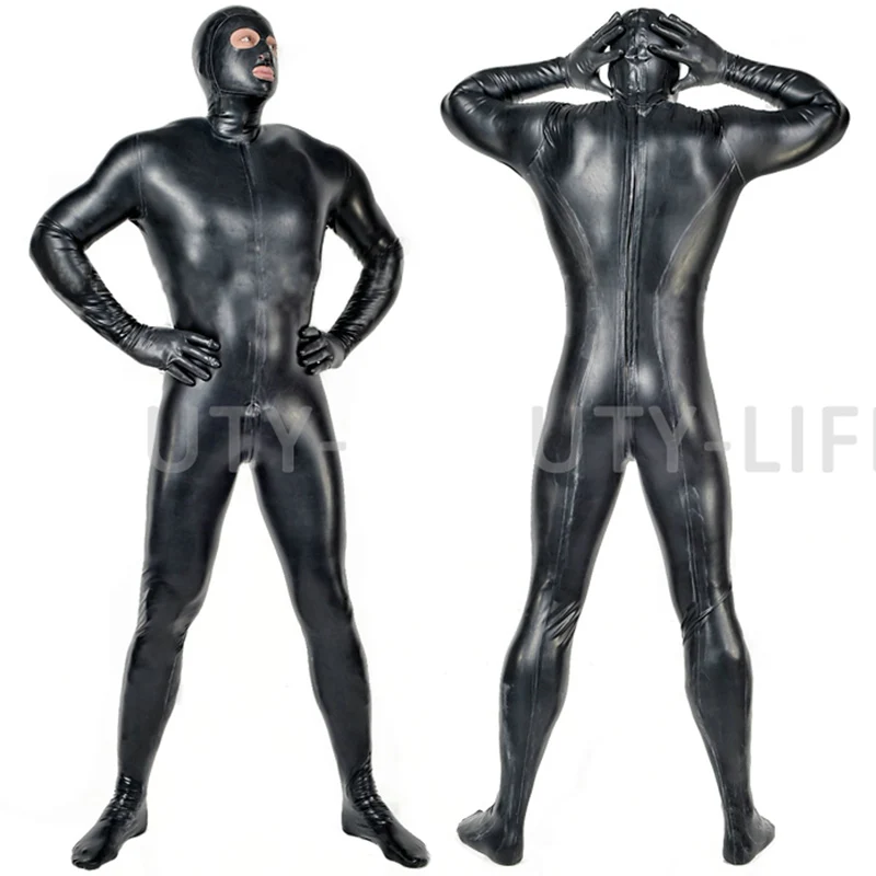 

Latex tights body suit catsuit full cover customizable ,handmade&natural plus size standard Zengtai