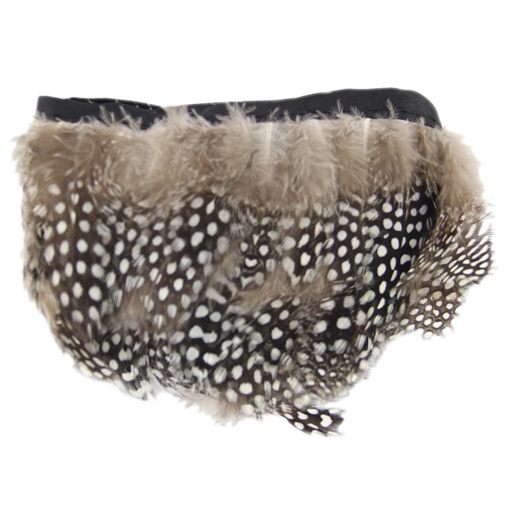 Перьевая бахрома с перьями 2 ярда отделка перламутровыми пятнами перьевое