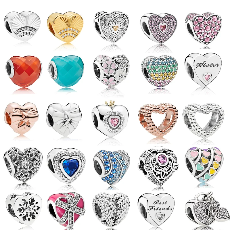 Новое поступление 925 пробы Серебряный Мульти Стиль мой подвески-шармы в виде