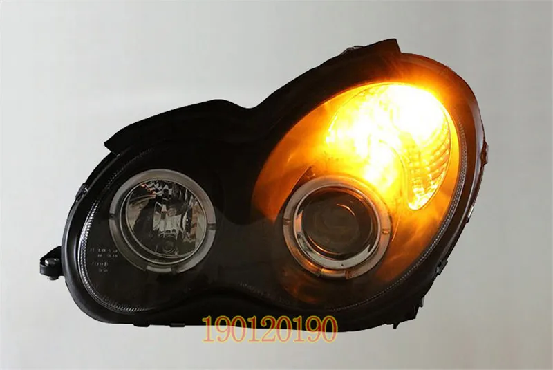 OUMIAO Автомобильная фара для Benz W203 фары Год 2000-2006 C180 C230 C280 C320 светодиодный фонарь Биксеноновые линзы с DRL передние