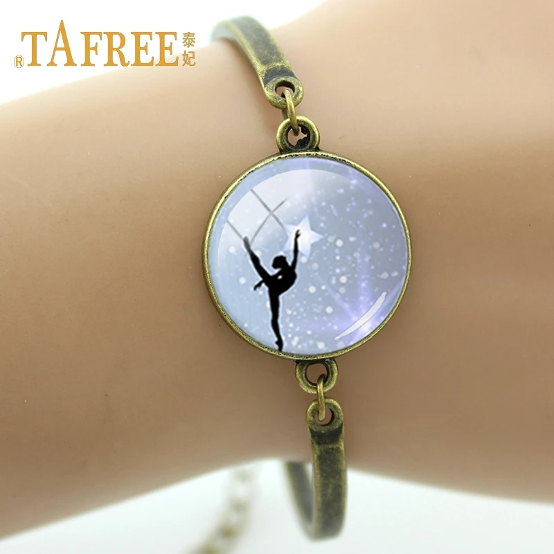 TAFREE элегантный балетный танцевальный браслет танцевальная гимнастика балерина