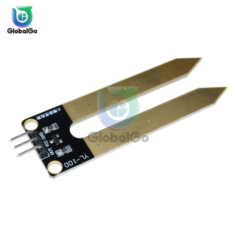 YL-100 3Pin почвы сырость влажность Сенсор Тесты местер зонд и гигрометром декоративные часы для садовое растение датчик влажности Инструменты для Arduino