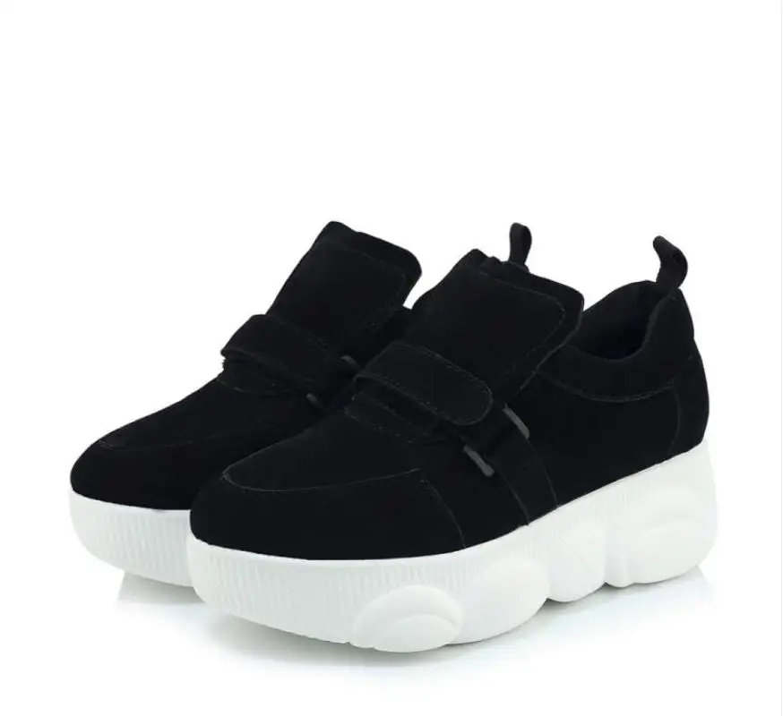 Новая модная однотонная женская обувь на плоской подошве с круглым носком сезон