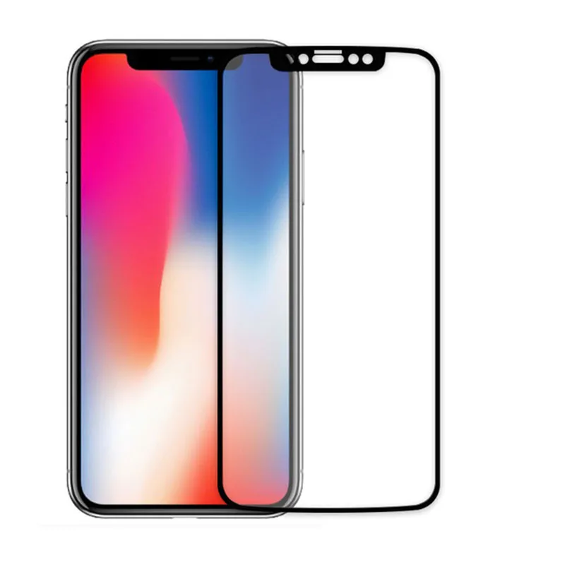 4D Защита экрана для iPhone X полное покрытие закаленное стекло Apple 10 чехол IX защитная